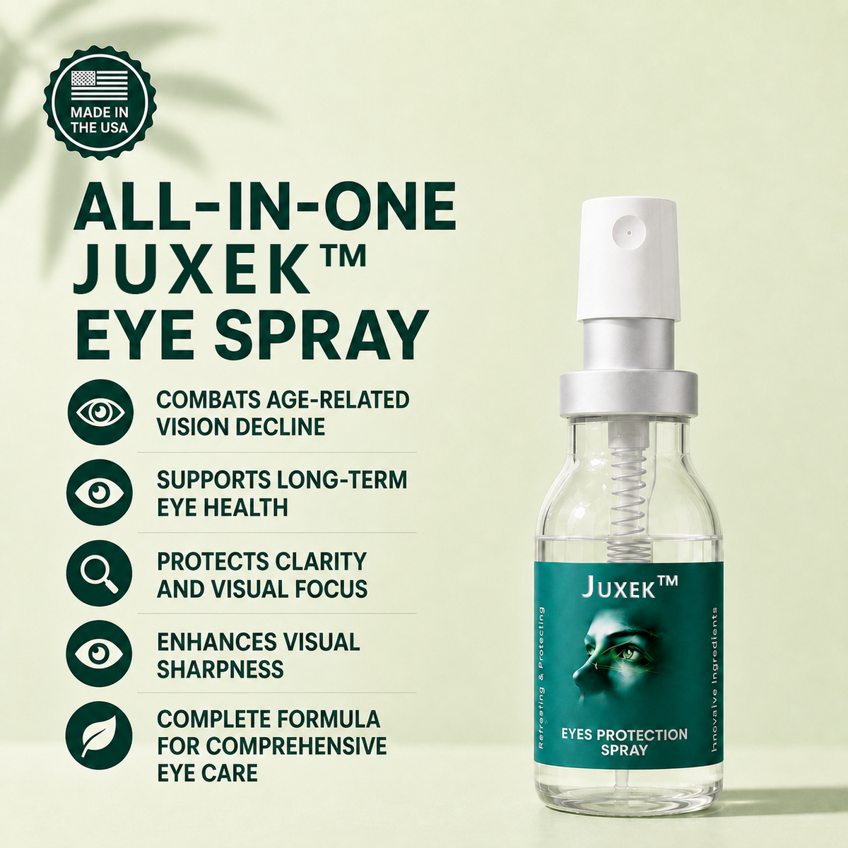 Juxek® | Spray Para el Cuidado de Tus Ojos