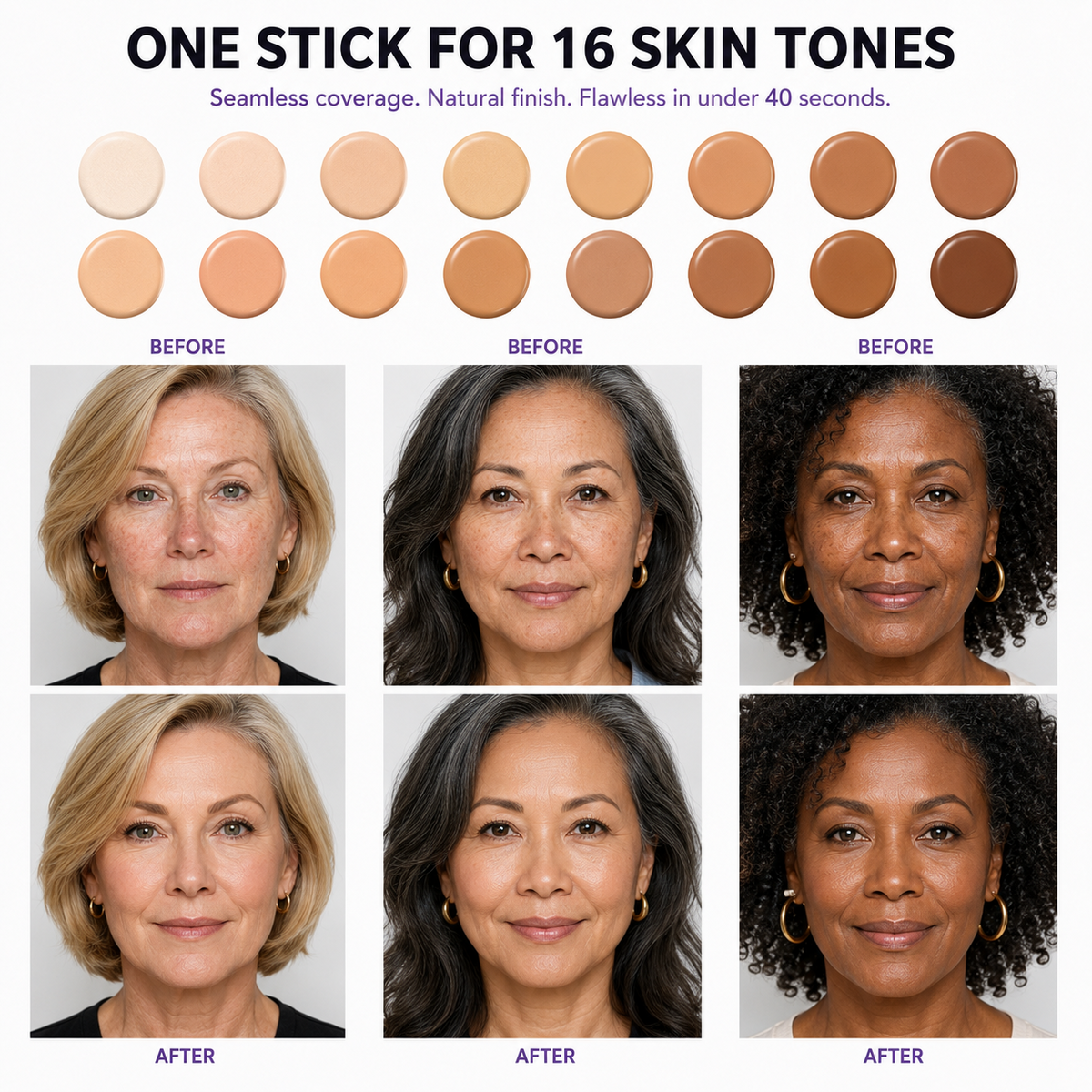 2-in-1 Color Changing Foundation Stick – The stick that makes mature skin glow again-1