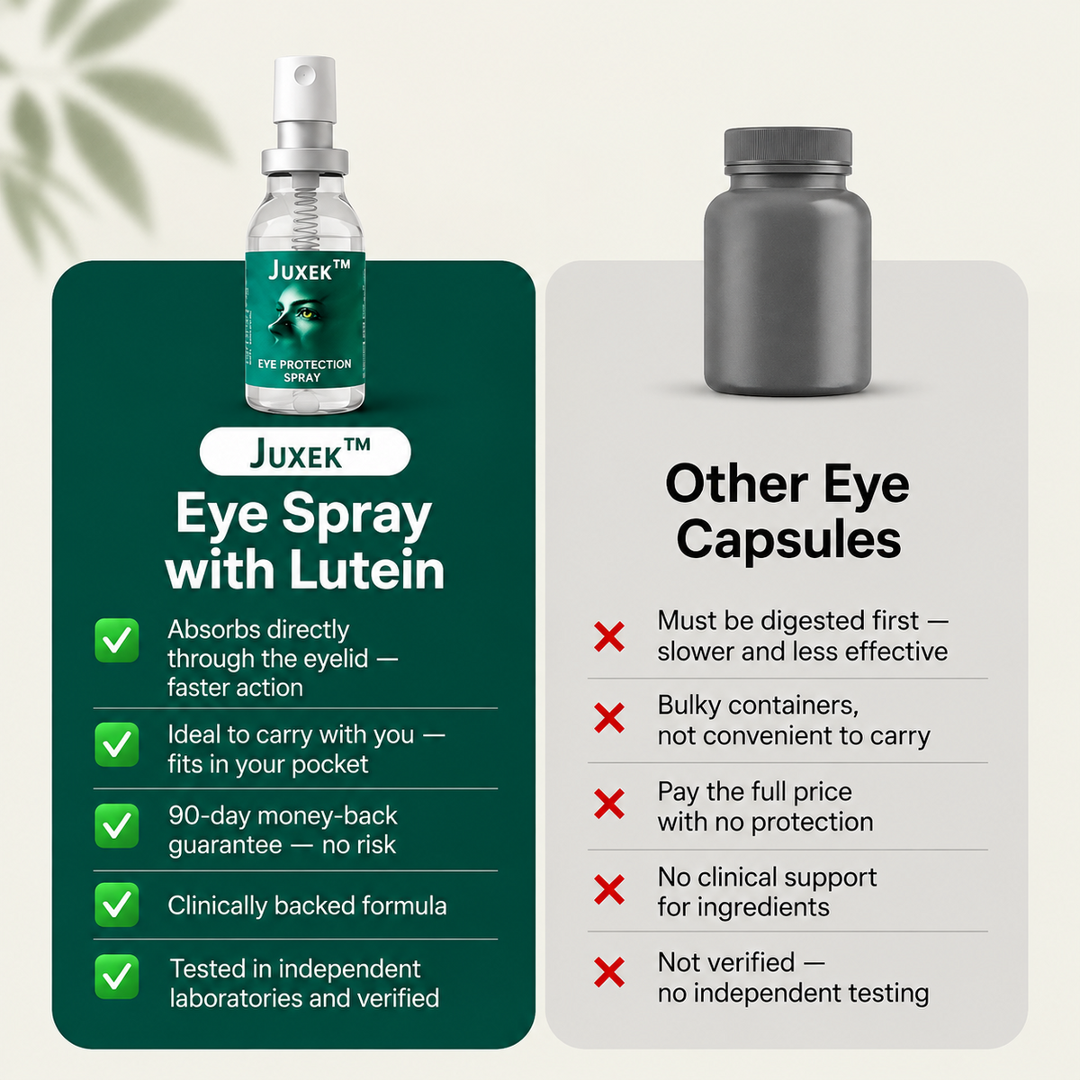 Juxek® | Spray Refrescante para Ojos